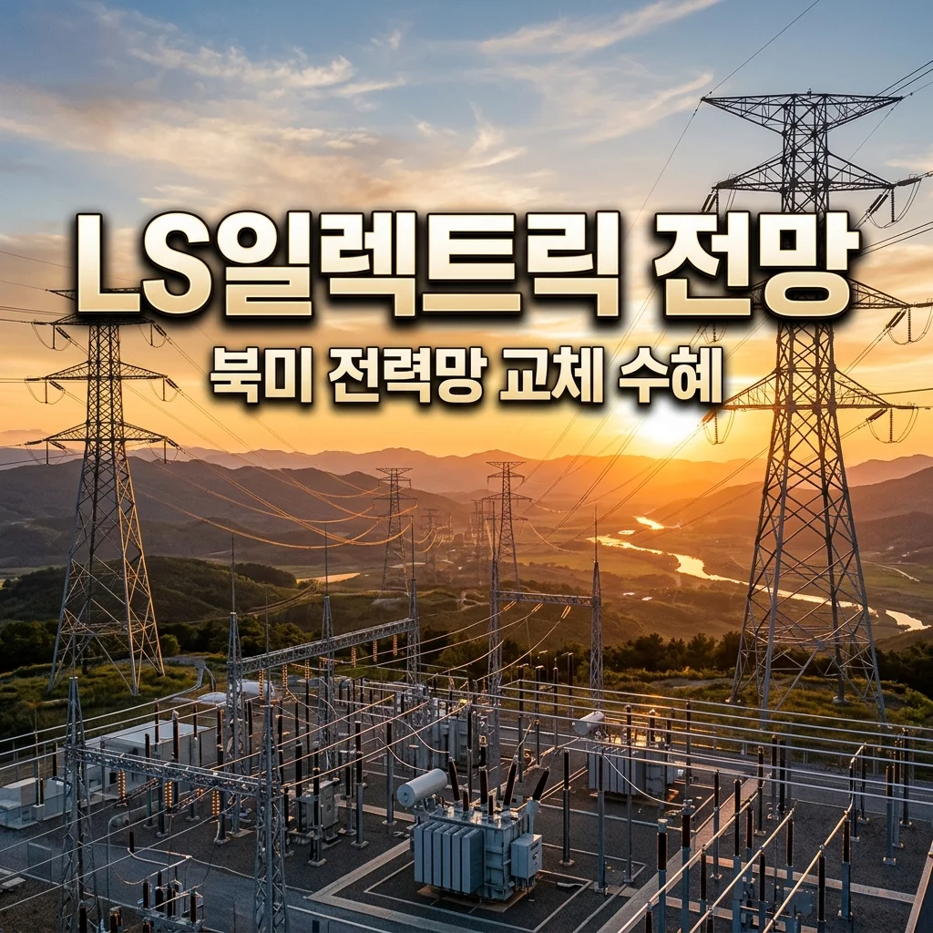 LS일렉트릭 주가 전망, 북미 전력망 교체와 밸류에이션 재평가 핵심 분석