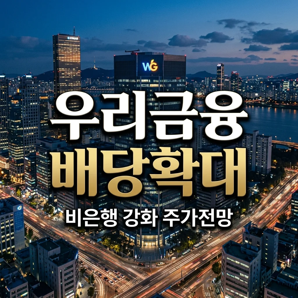 우리금융지주 비은행 강화 및 배당 확대 발표: 주가 전망과 투자 전략
