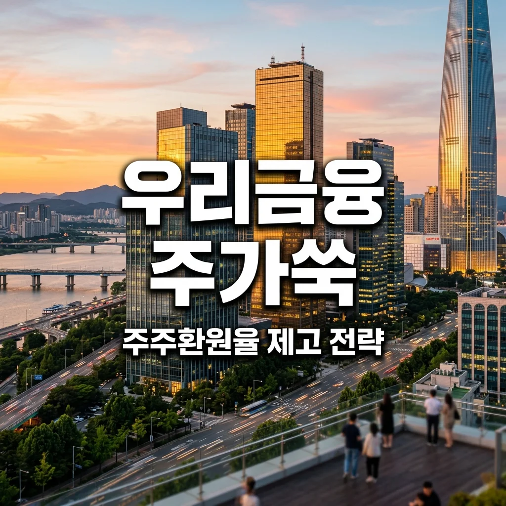 우리금융 주가 전망, 주주환원율 제고로 저평가 매력 폭발할까?