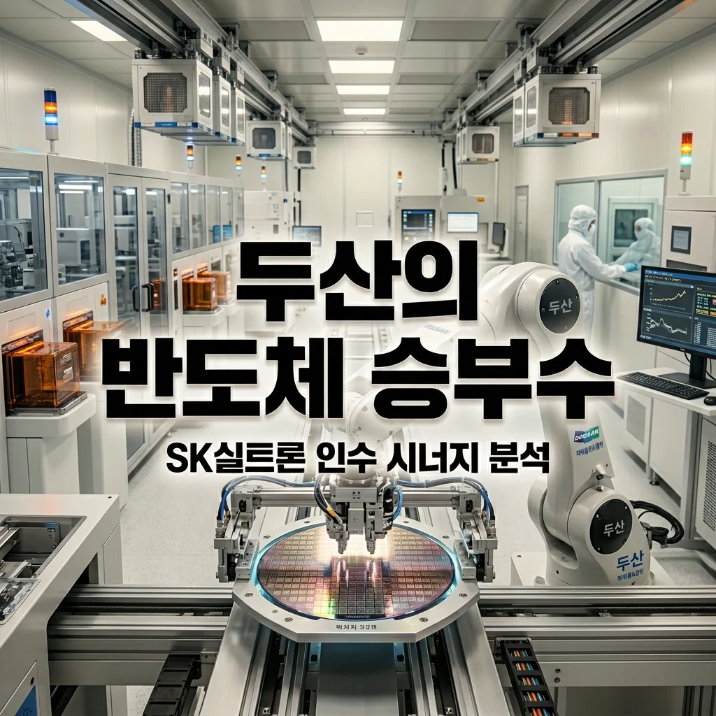 두산 SK실트론 인수, 반도체 수직계열화로 완성될 역대급 시너지 3가지