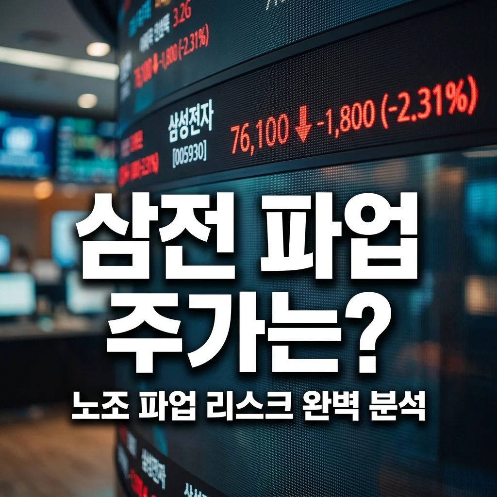 삼전 주가 발목 잡나? 삼성전자 노조 파업 영향과 투자 전략 분석