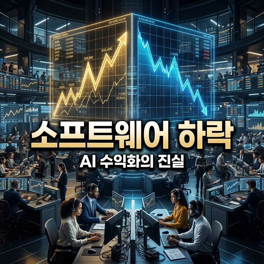 나스닥 천장 뚫는데 소프트웨어주만 하락하는 이유, AI 수익화의 함정