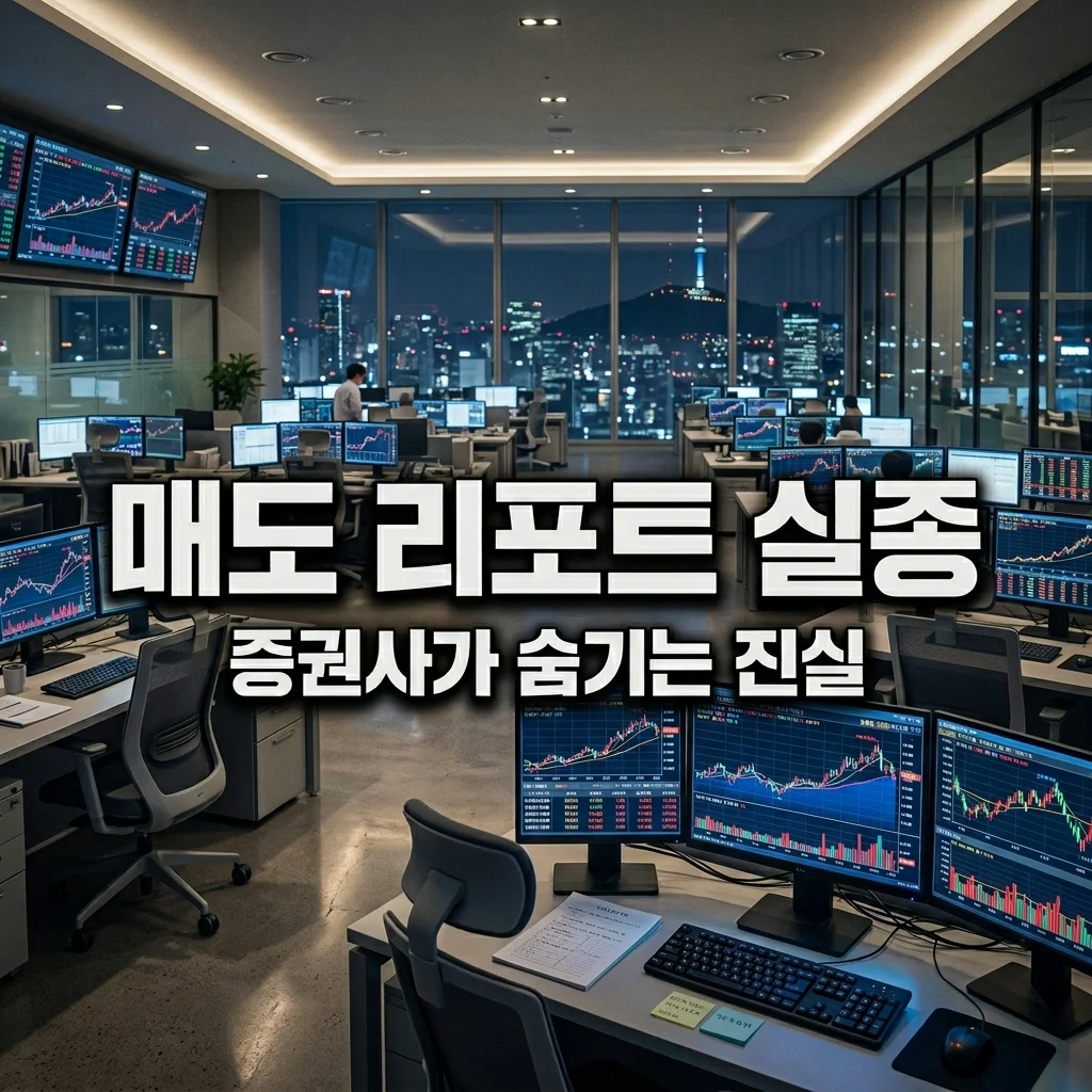 매수만 외치는 증권사 매도 리포트 실종 사태 이유와 숨은 신호 읽기