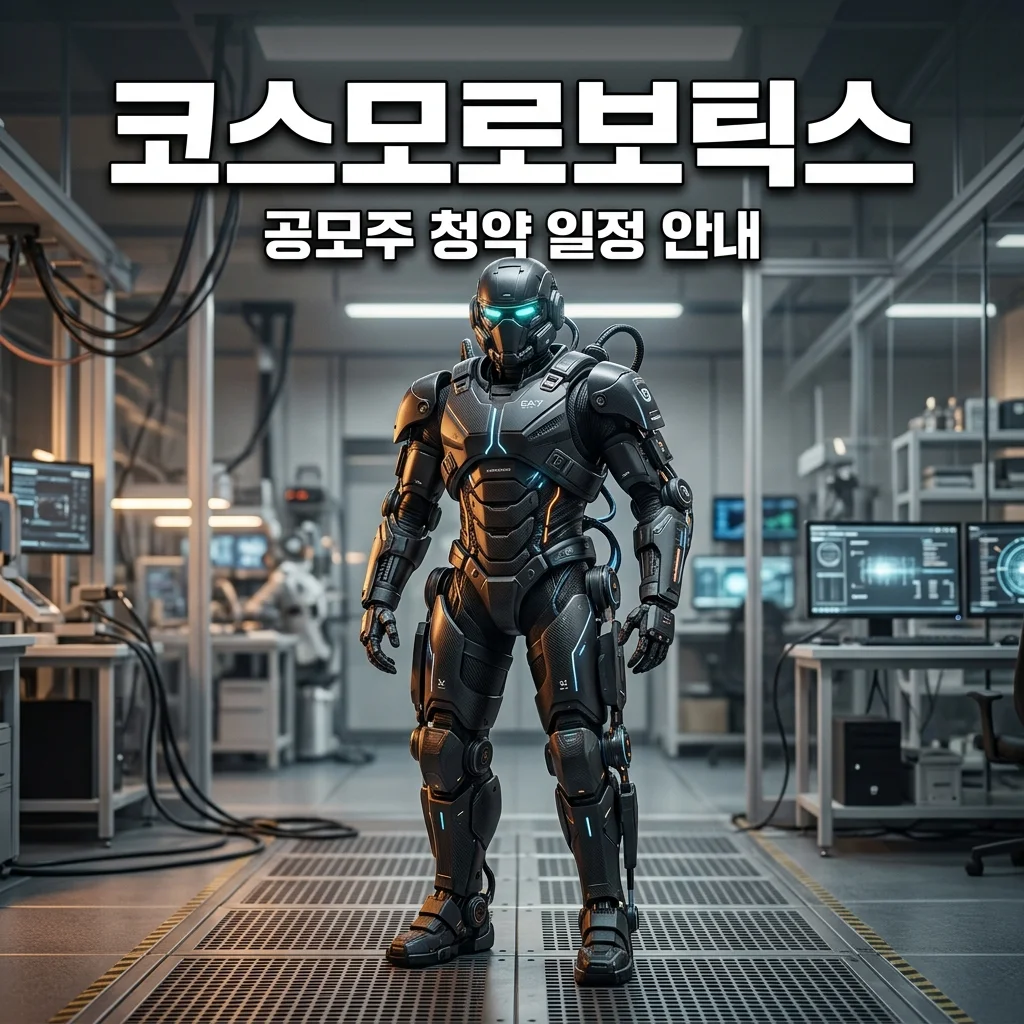 로봇 대장주 코스모로보틱스 공모주 청약 일정 및 확정 공모가 총정리