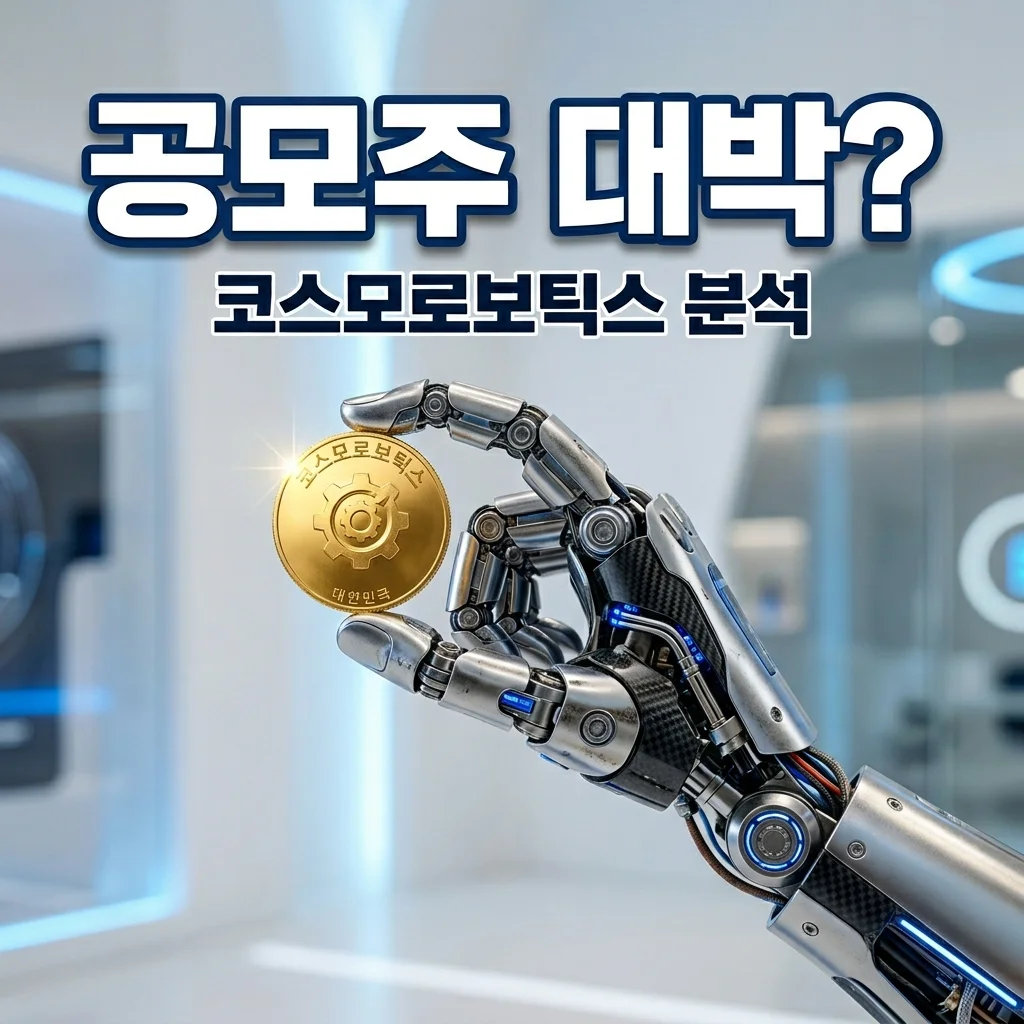 코스모로보틱스 공모주 기업가치 분석 및 청약 전략 (이번 주 유일한 공모주)
