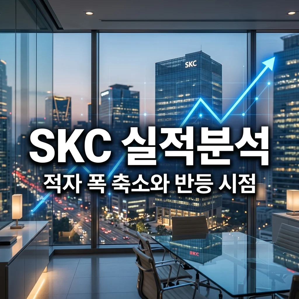 SKC 1분기 영업손실 287억 원, 전년 대비 적자 폭 축소 성공!