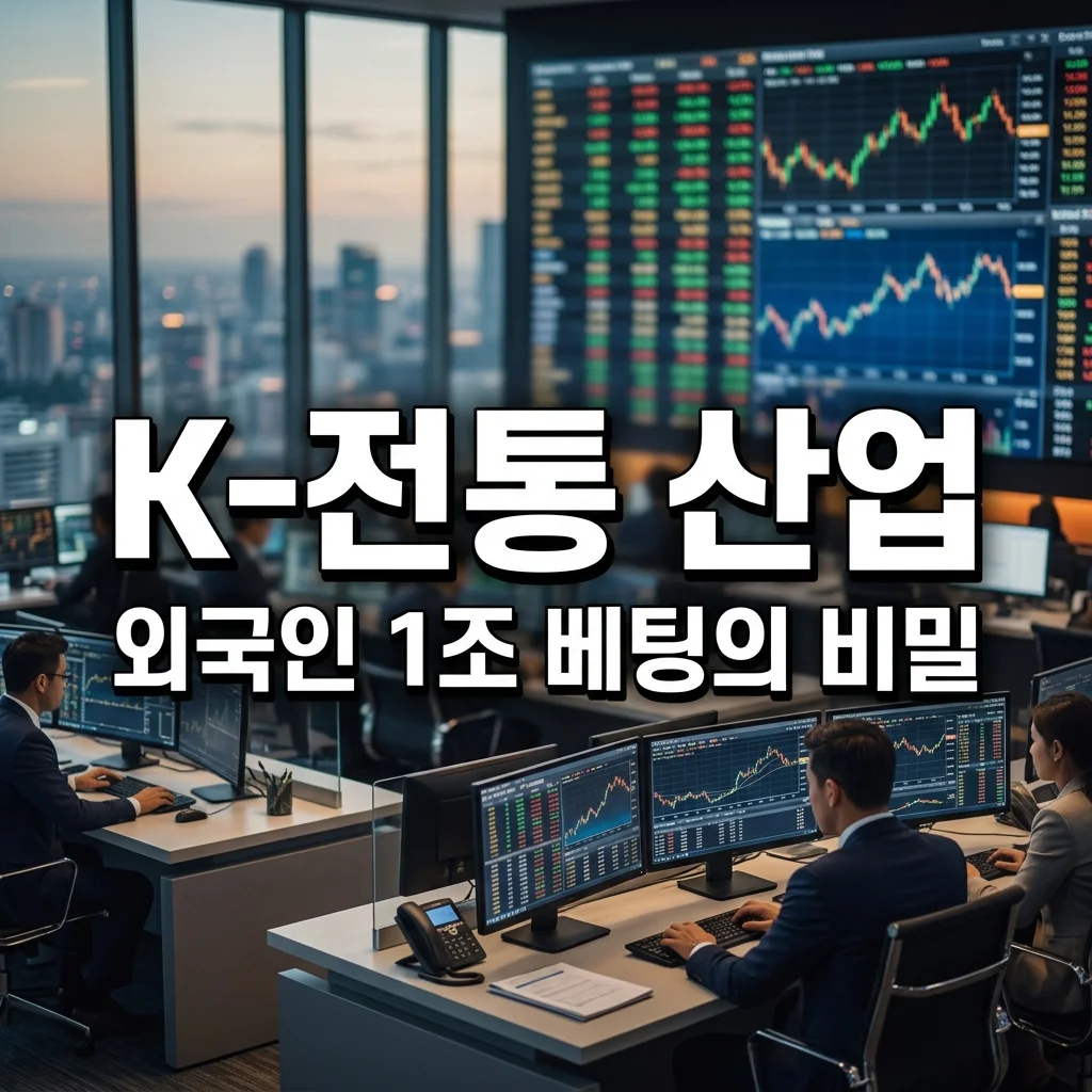 저PBR 매력 부각! 외국인 투자자가 K전통 산업에 베팅하는 이유