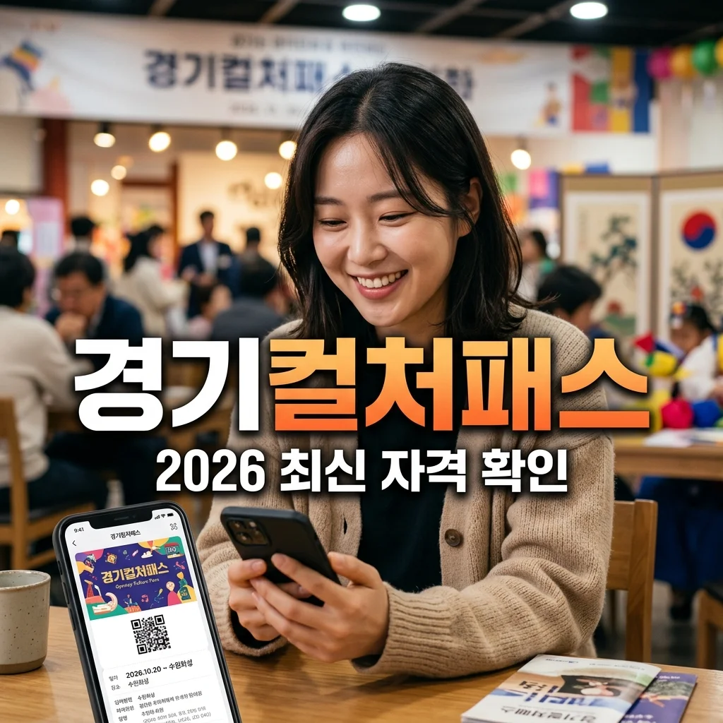 경기 컬처패스 신청 대상 자격 2026년 최신 기준 1분 만에 조회하기