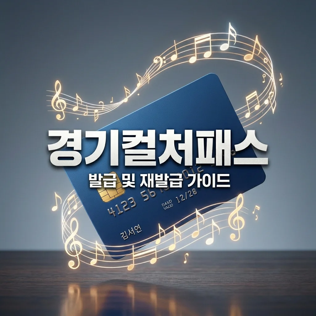 경기 컬처패스 실물 카드 발급 및 분실 재발급 고객센터 연결 총정리