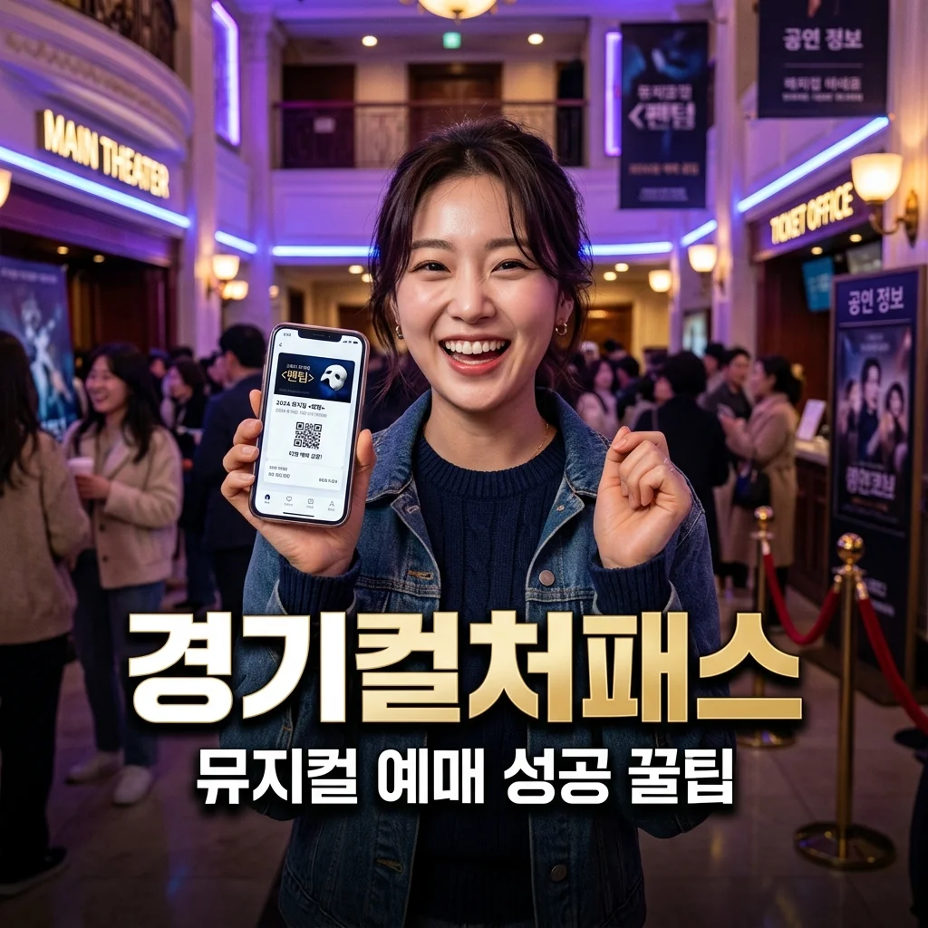 경기 컬처패스 뮤지컬 콘서트 예매 성공 꿀팁! 6만원 혜택 총정리