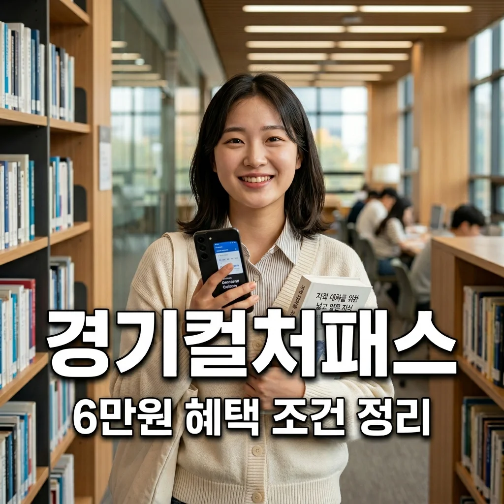 경기 컬처패스 조건 총정리: 대학생 취준생 전입신고 필수 여부
