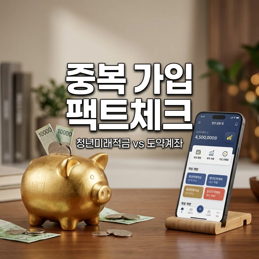 청년미래적금 청년도약계좌 중복 가입 가능 여부 팩트 체크 (2026)