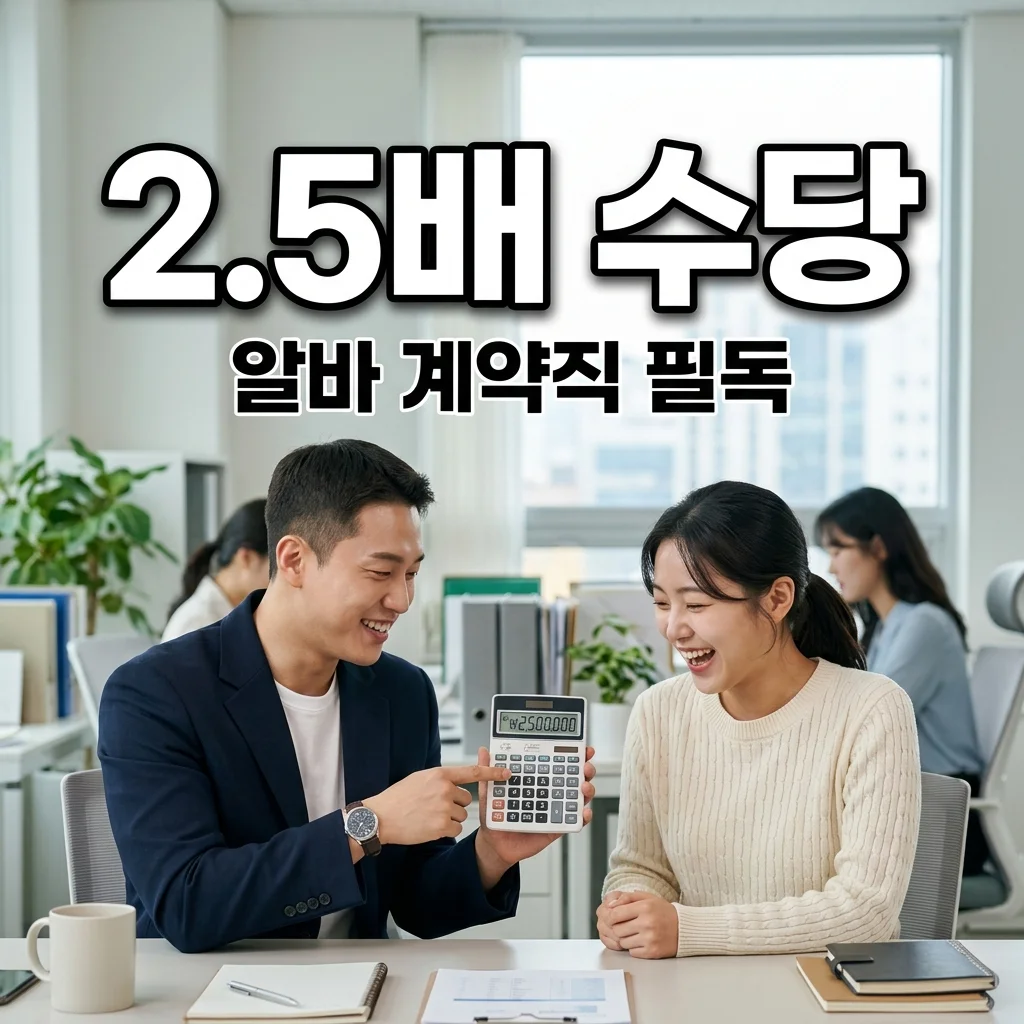 근로자의 날 2.5배 수당, 알바·계약직 지급 기준과 계산법 총정리
