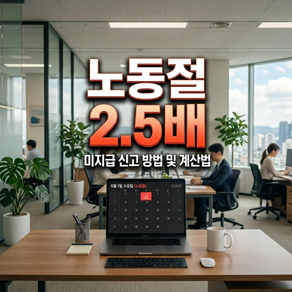 노동절 2.5배 수당 미지급 신고 방법 및 대체휴무 규정 완벽 가이드