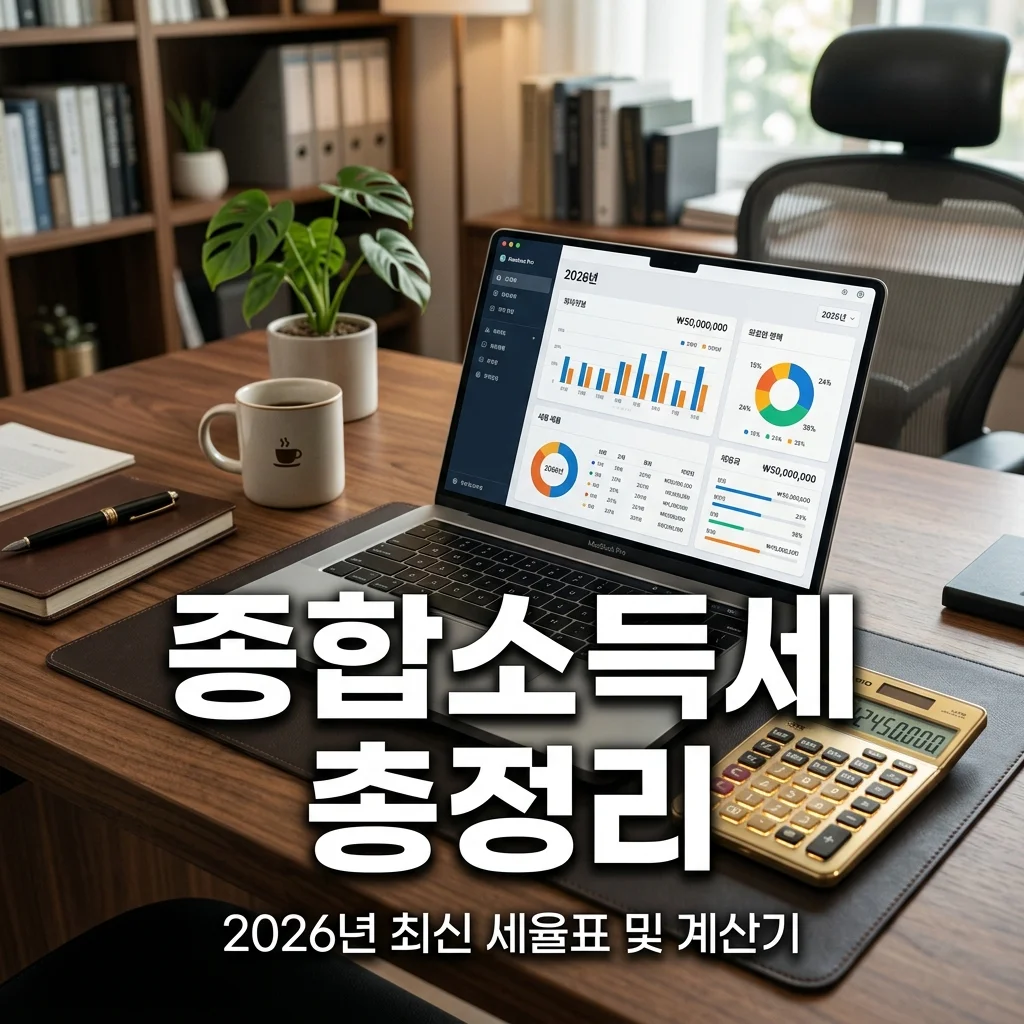 5월 종합소득세율표 및 누진공제액 계산기 활용법 완벽 정리