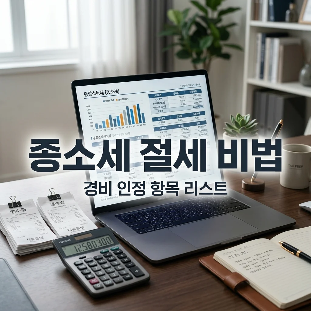 개인사업자 종합소득세 절세 꿀팁! 필요경비 인정 항목 리스트 총정리