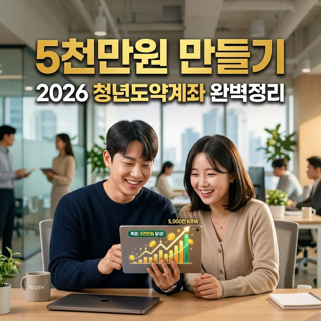 2026년 청년도약계좌 가입 조건 완화 및 5년 만기 수령액 계산기 총정리