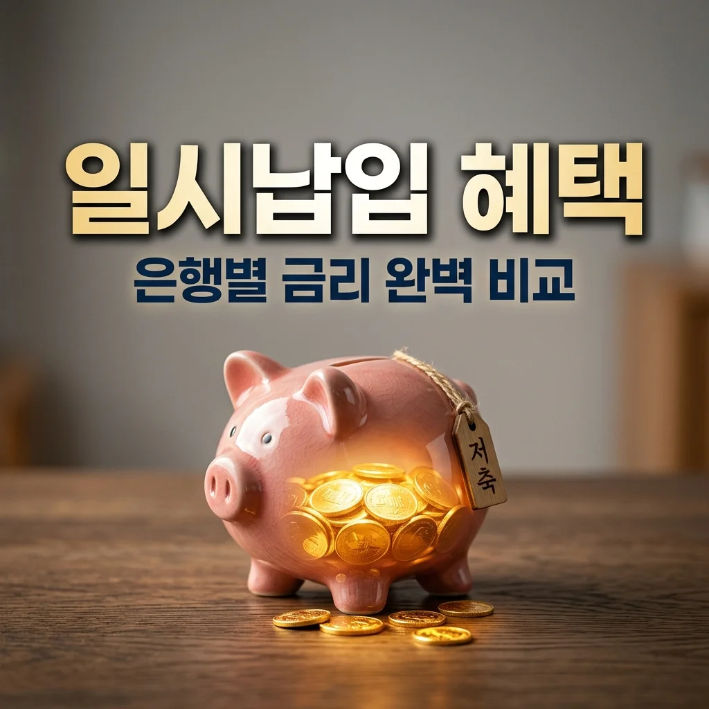 청년도약계좌 일시납입 혜택 및 신청 기간 은행별 우대금리 비교