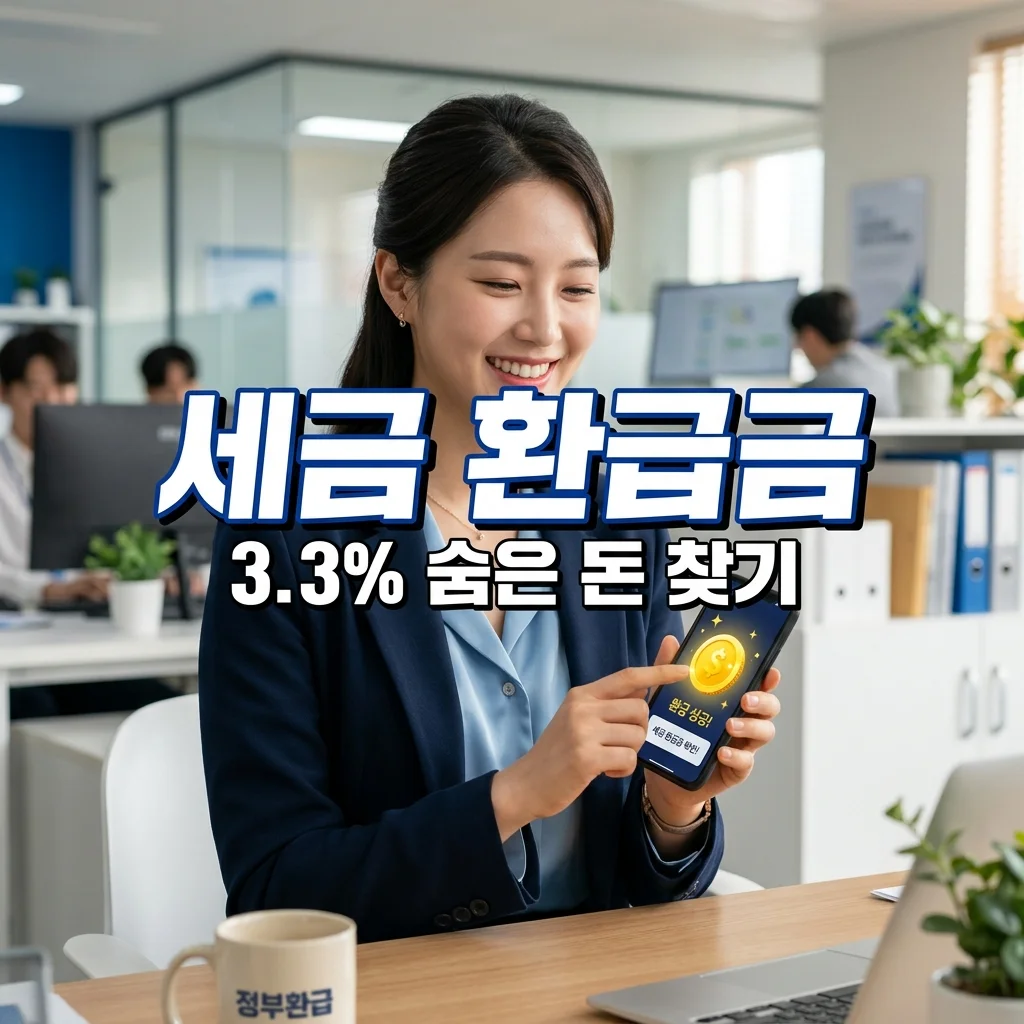 3.3% 프리랜서 알바생 종합소득세 환급 방법 및 기납부세액 조회 꿀팁