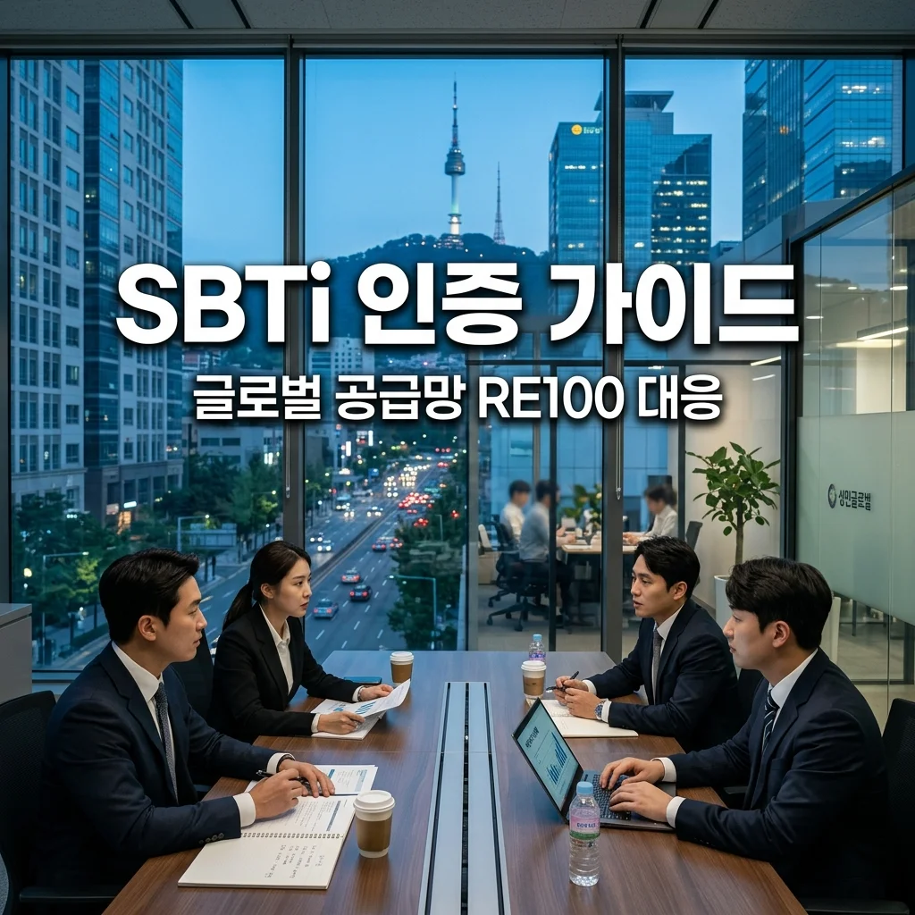 글로벌 공급망 RE100 대응을 위한 한국 기업 SBTi 인증 획득 절차