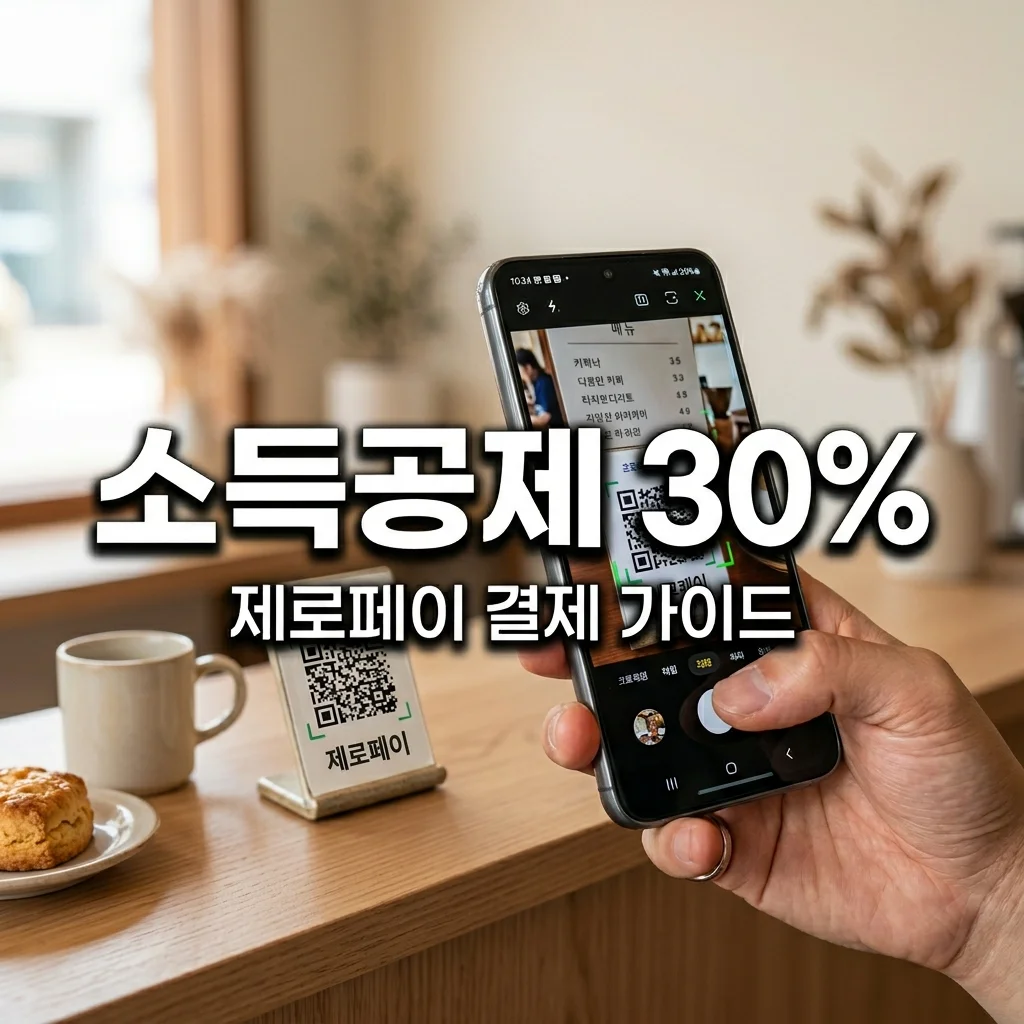 연말정산 소득공제 30% 제로페이 사용법 및 QR 결제 총정리