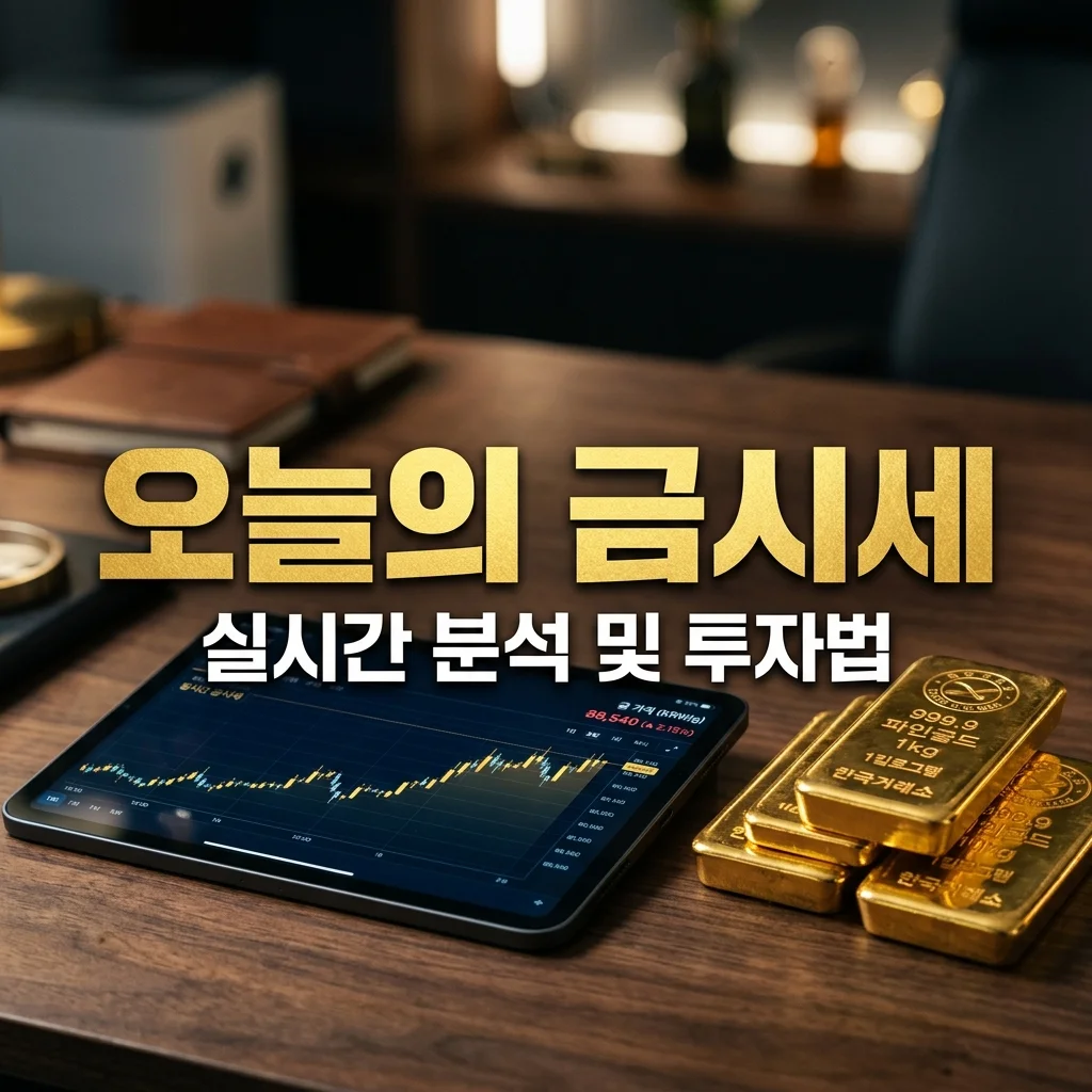 한국금거래소 금시세 실시간 조회 방법 및 국제 금시세 그래프 분석 투자 가이드