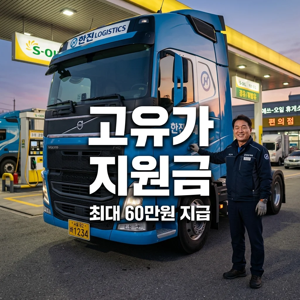 2026년 화물차 택시 고유가 지원금 기준 정리: 리터당 단가와 신청방법 (최대 60만원)