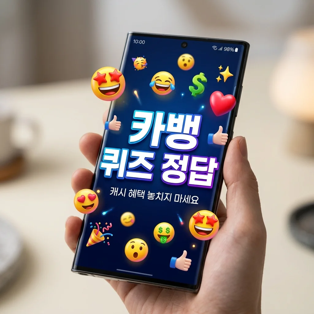 카카오뱅크 이모지 퀴즈 정답 공유 및 캐시 혜택 받는 방법 총정리