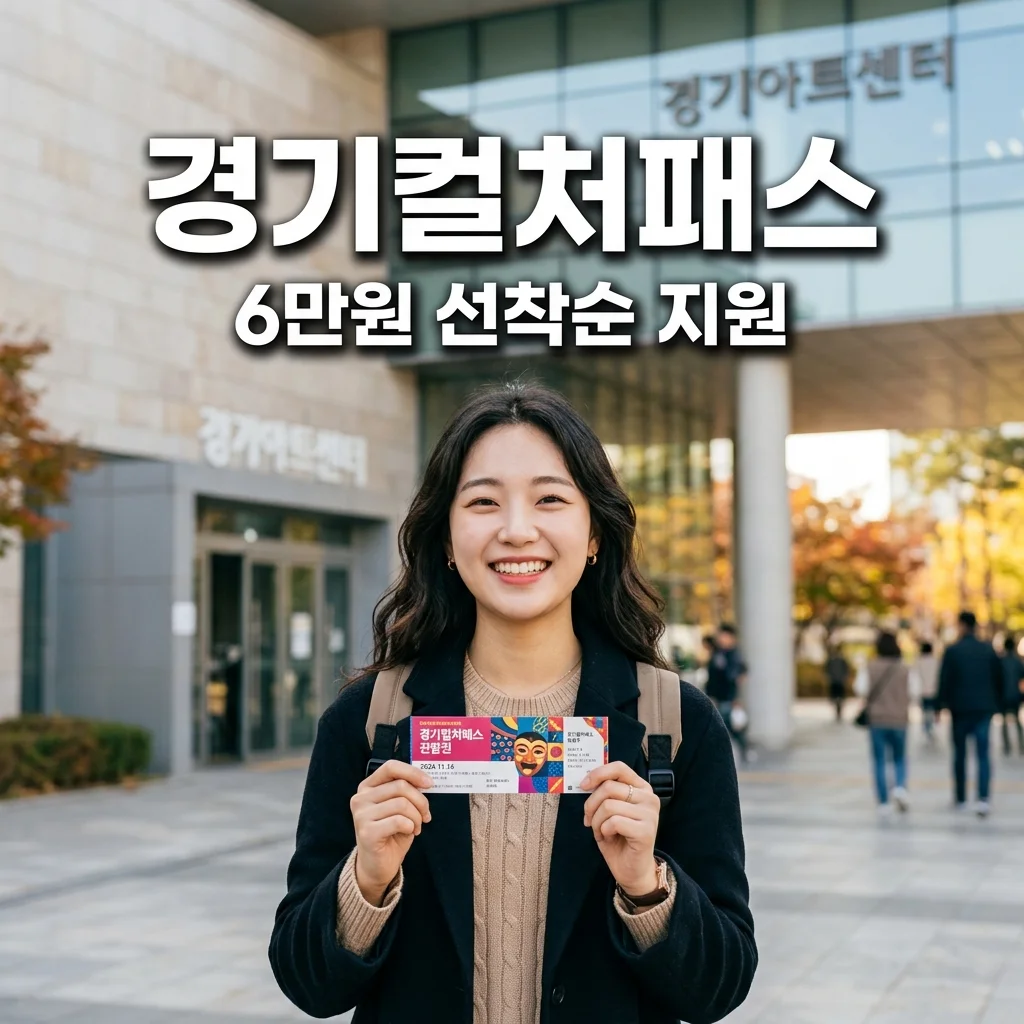 경기 컬처패스 신청 방법 및 6만원 지원금 선착순 예산 확인 (2026)