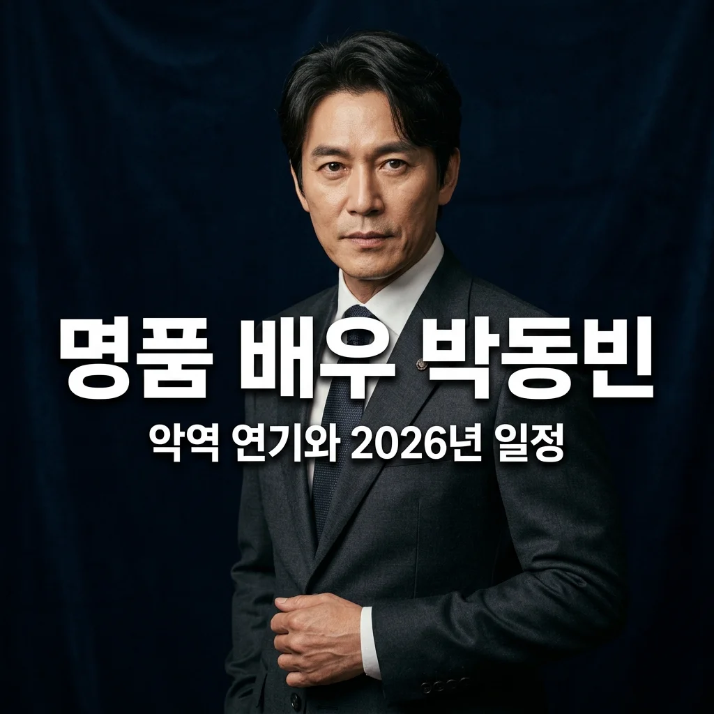 박동빈 명품 악역 연기 베스트 5 및 2026년 차기작 방송 일정 정리