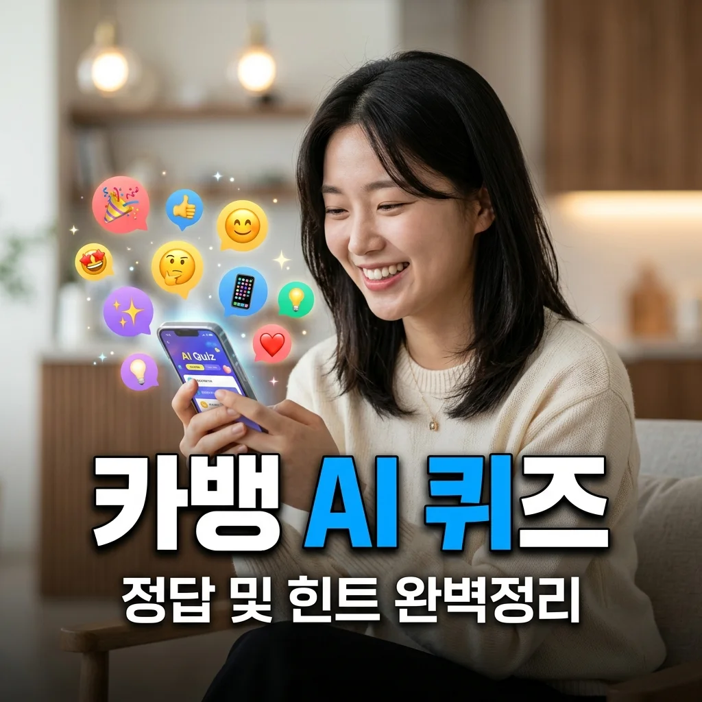 카뱅 AI 퀴즈 힌트 확인 및 오답 재도전 방법: 앱테크 효율 높이기
