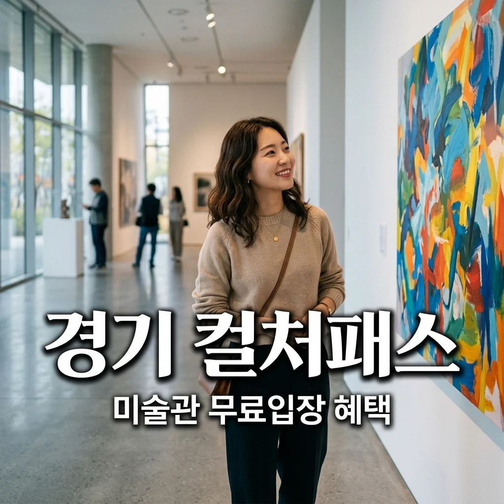 경기 컬처패스 미술관 무료입장 혜택 및 전시회 리스트 총정리