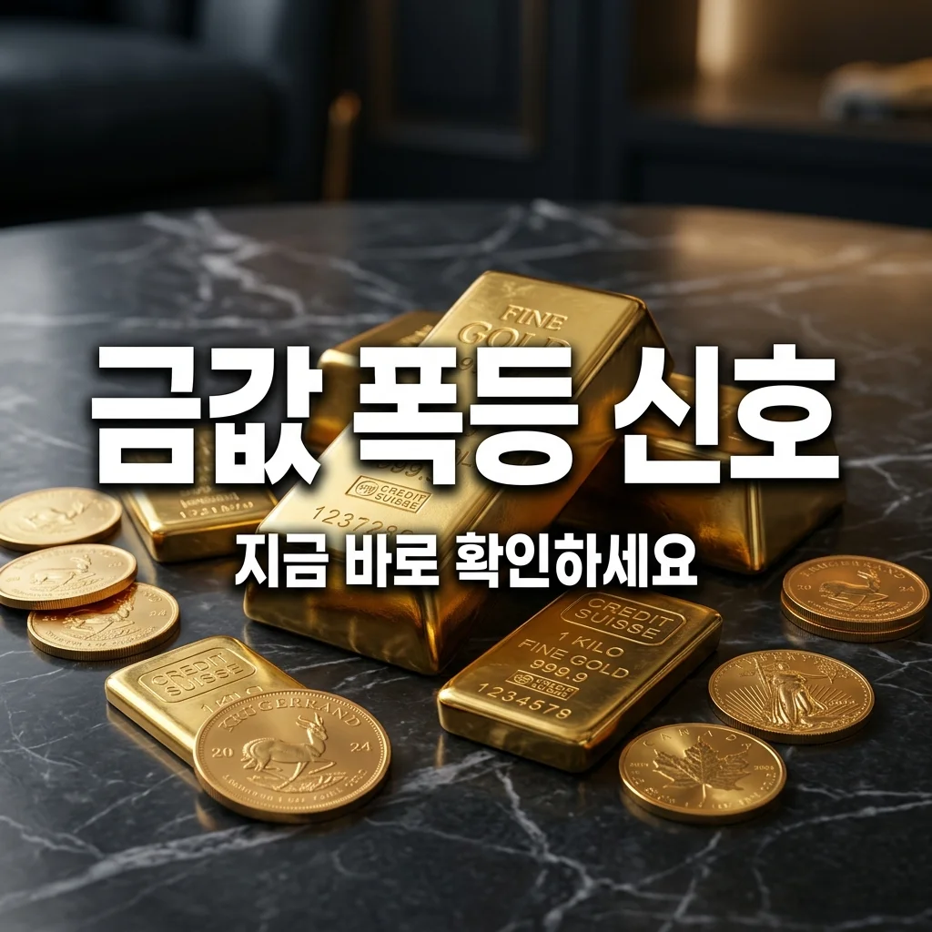 금값 폭등 전 신호 3가지, 지금이 금 시세 전망과 투자 타이밍?