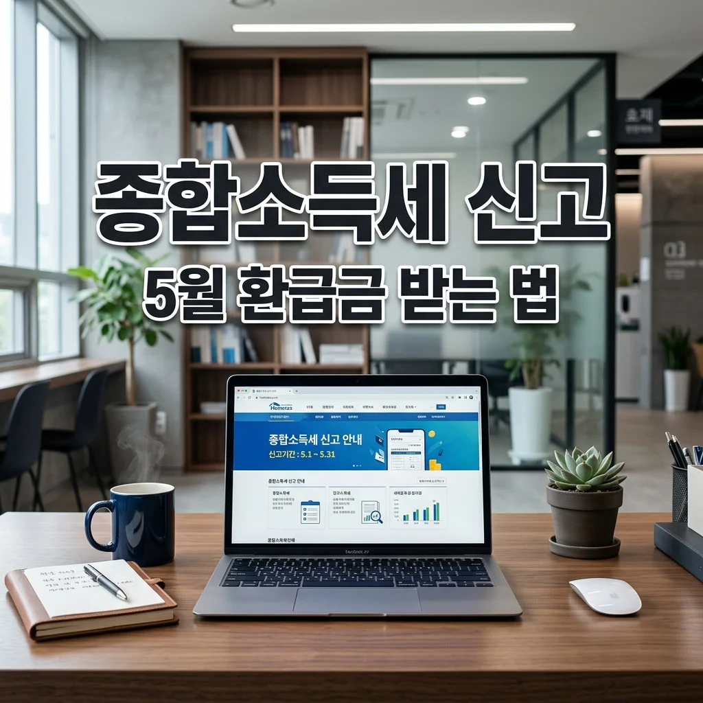 2026년 5월 종합소득세 신고 방법 및 대상 총정리 (환급 팁)